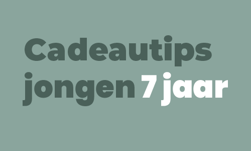 Cadeautips jongen 7 jaar